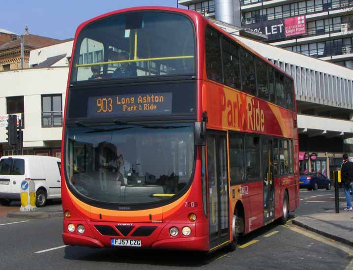 Wessex Connect Volvo B9TL Wright Gemini 7509 Bristol Park & Ride